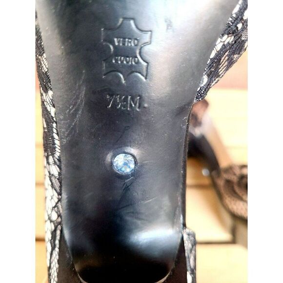 Disney Cinderella Lace High Heels Women's 7.5 - Picture 6 of 7